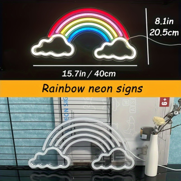 REGENBOGEN MIT WOLKEN